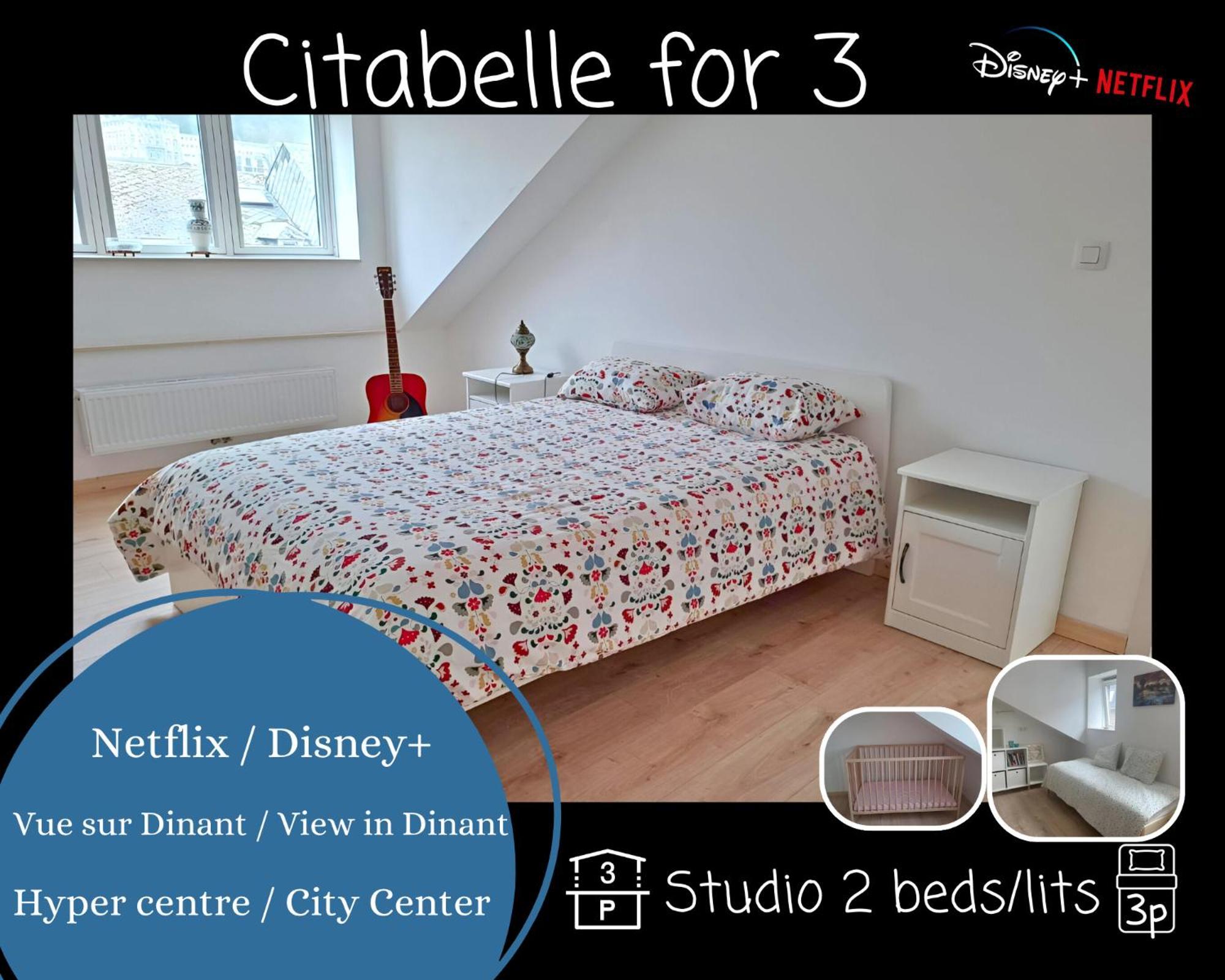 O Reflets - Citabelle For 3 - Studio 2 Beds View "Citadelle" 디넝 외부 사진